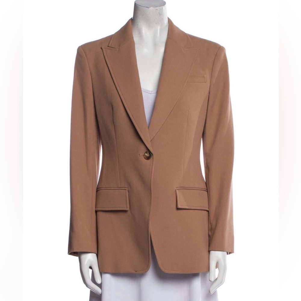 A.L.C. Camel Single-Button Blazer